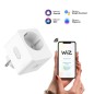Переходник сетевой (розетка умная) Smart Home 10А 2300Вт IP20 207-253В с заземл. GAUSS 5510122