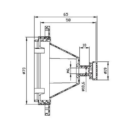 Коробка установочная 72х72х65 (в бетон) DKC 59391