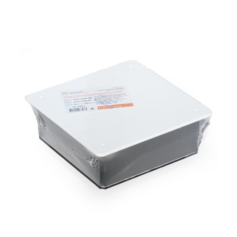 Коробка распределительная СП 80-0860 безгалогенная (HF) 103х103х47 Промрукав 80-0860 Коробка распределительная СП 80-0860 безгалогенная (HF) 103х103х47 Промрукав 80-0860