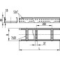 Лоток лестничный 500х80 L6000 сталь 1.5мм цинк-ламель DKC LA8050ZL