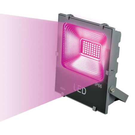 Прожектор ULF-P41-50W/SPBR IP65 170-265В GREY для растений спектр для рассады и досвечивания в период роста сер. Uniel UL-000074