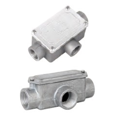 Коробка ответвительная 171х78х71мм 3 ввода М50х1.5 IP55 алюм. DKC 6330-50