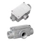 Коробка ответвительная 171х78х71мм 3 ввода М50х1.5 IP55 алюм. DKC 6330-50 Коробка ответвительная 171х78х71мм 3 ввода М50х1.5 IP55 алюм. DKC 6330-50