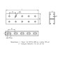 Профиль STRUT двойной 41х41 L900 2.5мм EKF stpd414190x2.5