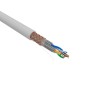 Кабель витая пара S/FTP CAT 6A ZH нг(А)-HF 4х2х0.575мм 23AWG INDOOR SOLID сер. (305м) PRO Rexant 02-0325