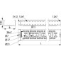 Лоток листовой перфорированный 100х100 L2000 сталь 0.7мм гор. оцинк. DKC 35331HDZ