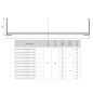 Лоток лестничный 100х200 L6000 1.2 мм HDZ EKF LT100200x6-1.2-HDZ