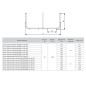 Лоток проволочный 80х200 L3000 3.8мм INOX EKF LP80200-3.8-INOX
