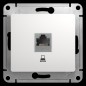 Розетка компьютерная 1-м СП Glossa RJ45 кат.5E механизм бел. SE GSL000181K Розетка компьютерная 1-м СП Glossa RJ45 кат.5E механизм бел. SE GSL000181K