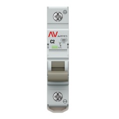 Выключатель автоматический модульный 1п C 2А 6кА AV-6 AVERES EKF mcb6-DC-1-02C-av