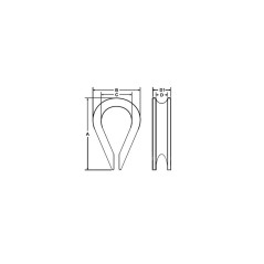 Коуш DIN 6899 d5 Rexant 09-5655