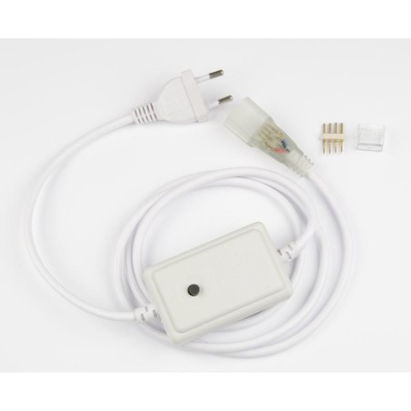 Провод электрический UCX-SP4/N22 WHITE 1 STICKER для светод. лент ULS-N22 RGB NEON 220В 4 контакта Uniel UL-00005799