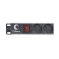 Блок розеток 12-м PDU-12P-2EU 16А евро/немецк. стандарт с выкл. шнур 2м для 19дюйм шкафов алюм. Cabeus 7295c Блок розеток 12-м PDU-12P-2EU 16А евро/немецк. стандарт с выкл. шнур 2м для 19дюйм шкафов алюм. Cabeus 7295c