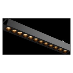 Светильник светодиодный Comfort L230 для магнитной системы Galakti 230х26х24 12Вт 4000К 24град. CRI»90 трековый линейный черн. V