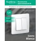 Выключатель 2-кл. СП Blanca 6А IP20 (сх. 5) 250В бел. SE BLNVS006501