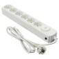 Удлинитель с сетевым фильтром 6х3м с заземл. 10А IP20 бел. IPPON 75108