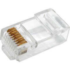 Джек компьютерный RJ45 (8P8C) кат.5E (уп.100шт) Rexant 05-1021
