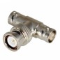 Переход штекер BNC - гнездо BNC x 2 (тройник) Rexant 05-3301