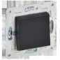 Выключатель проходной 1-кл. SKANDY 10А SK-V02Bl черн. IEK SK-V12-0-10-K02