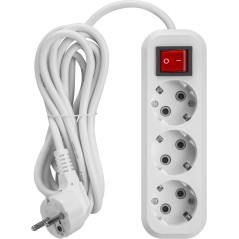 Удлинитель 3х5м с заземл. 16А IP20 90524 OPE-S-03-500-ЕSC-3х1 ОНЛАЙТ 90524