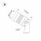 Светильник светодиодный ALT-RAY-R42-5W Warm3000 (RAL 6010 25 deg 230В) IP67 металл Arlight 042661
