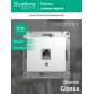 Розетка компьютерная 1-м СП Glossa RJ45 кат.5E механизм бел. SE GSL000181K Розетка компьютерная 1-м СП Glossa RJ45 кат.5E механизм бел. SE GSL000181K