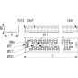 Лоток листовой перфорированный 100х80 L3000 сталь 0.7мм DKC 35302