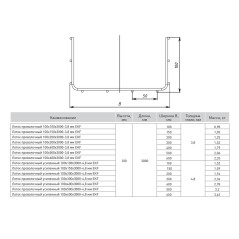 Лоток проволочный 100х400 L3000 3.8мм INOX EKF LP100400-3.8-INOX