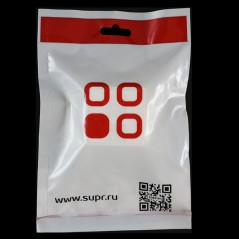 Панель лицевая 1 порт 45х45 Keystone шторка (DIY) SUPRLAN 10-0304-1