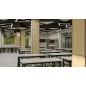 Светильник светодиодный RVE-LBX-HOLE-TRIO-SOFT-1500-P 114Вт 4000К 1500х1335х100мм подвесной шир. рассеив.-80мм бел. RVElektro RV
