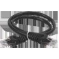 Патч-корд кат.5E UTP 1м черн. GENERICA PC09-C5EU-1M-G