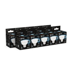 Лампа светодиодная Black 7Вт MR16 софит 4100К нейтр. бел. GU5.3 630лм GAUSS 101505207