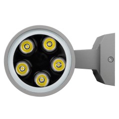 Светильник светодиодный архитектурный PWL-26090/30D 2х5Вт 6500К GR IP65 фасадный исполнение двухсторон. сер. Pro JazzWay 1018601