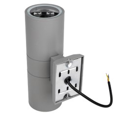 Светильник светодиодный архитектурный PWL-26090/30D 2х5Вт 6500К GR IP65 фасадный исполнение двухсторон. сер. Pro JazzWay 1018601