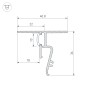 Профиль STRETCH-SHADOW-CEIL-2000 BLACK (A2-CONTOUR-PRO) 2м алюминий Arlight 040703 Профиль STRETCH-SHADOW-CEIL-2000 BLACK (A2-CONTOUR-PRO) 2м алюминий Arlight 040703