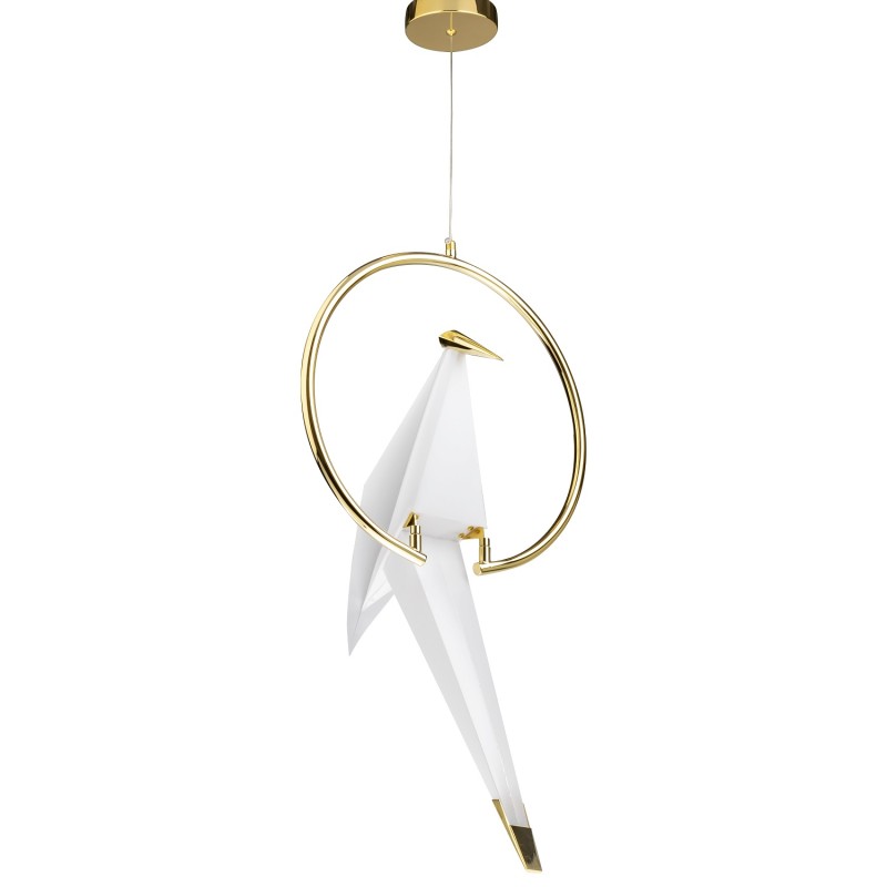 Светильник подвесной светодиодный декоративный BIRDIE 415х1200 4000 зол. Ritter 51603 7