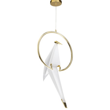 Светильник подвесной светодиодный декоративный BIRDIE 415х1200 4000 зол. Ritter 51603 7