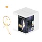 Светильник подвесной светодиодный декоративный BIRDIE 415х1200 4000 зол. Ritter 51603 7