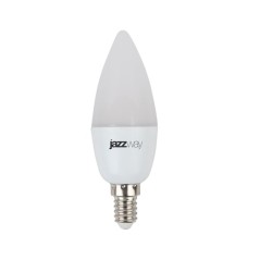 Лампа светодиодная PLED-SP 9Вт C37 свеча 3000К тепл. бел. E14 820лм 230В JazzWay 2859457A