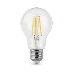 Лампа светодиодная филаментная Black Filament 10Вт A60 грушевидная 2700К тепл. бел. E27 930лм GAUSS 102802110