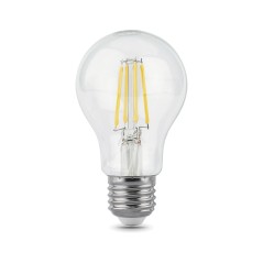 Лампа светодиодная филаментная Black Filament 6Вт A60 грушевидная 4100К нейтр. бел. E27 630лм GAUSS 102802206