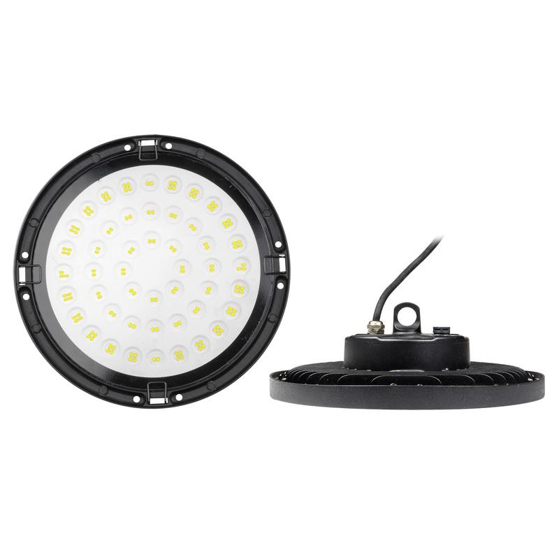 Светильник светодиодный ULY-U34C-200W/6500K IP65 Black 6500К угол 120град. промышленный Uniel UL-00006873
