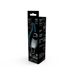 Лампа светодиодная филаментная Black Filament 9Вт свеча на ветру матовая 4100К нейтр. бел. E14 610лм диммир. GAUSS 104201209-D