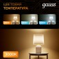 Лампа светодиодная Black 16Вт G95 шар 3000К тепл. бел. E27 1480лм GAUSS 105102116 Лампа светодиодная Black 16Вт G95 шар 3000К тепл. бел. E27 1480лм GAUSS 105102116