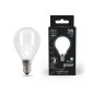 Лампа светодиодная филаментная Black Filament 5Вт P45 шар матовая 4100К нейтр. бел. E14 450лм GAUSS 105201205 Лампа светодиодная филаментная Black Filament 5Вт P45 шар матовая 4100К нейтр. бел. E14 450лм GAUSS 105201205