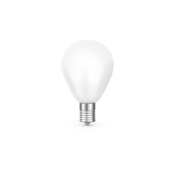 Лампа светодиодная филаментная Black Filament 9Вт P45 шар матовая 4100К нейтр. бел. E14 610лм диммир. GAUSS 105201209-D