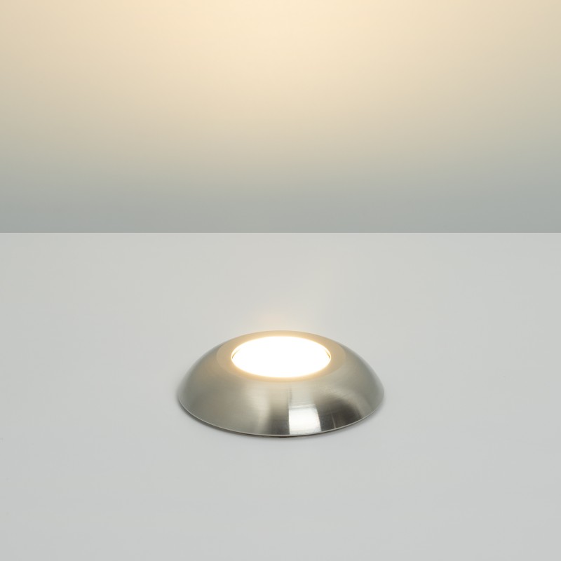 Накладка ART-DECK-CAP-DOME-R50 (SL STEEL) металл Arlight 024932 Накладка ART-DECK-CAP-DOME-R50 (SL STEEL) металл Arlight 024932