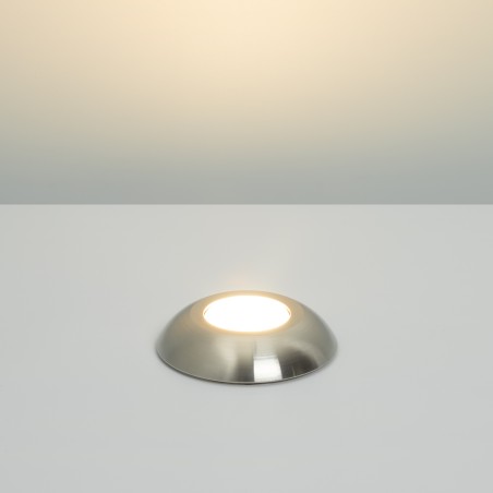 Накладка ART-DECK-CAP-DOME-R50 (SL STEEL) металл Arlight 024932