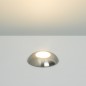 Накладка ART-DECK-CAP-DOME-R50 (SL STEEL) металл Arlight 024932 Накладка ART-DECK-CAP-DOME-R50 (SL STEEL) металл Arlight 024932