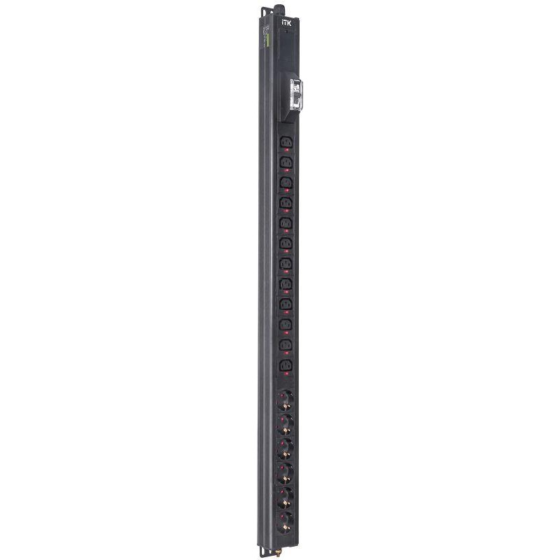 Блок распределения питания BASE PDU PV1111 23U 1ф 16А 6SCHUKO 12C13 2.6м SCHUKO ITK BS-PV12-06D-12C13-11 Блок распределения питания BASE PDU PV1111 23U 1ф 16А 6SCHUKO 12C13 2.6м SCHUKO ITK BS-PV12-06D-12C13-11